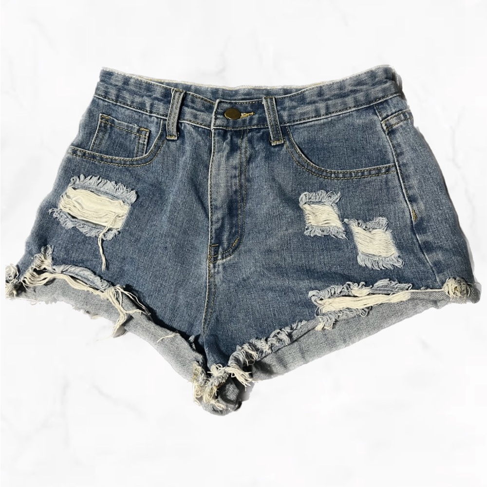 Shein denim shorts.